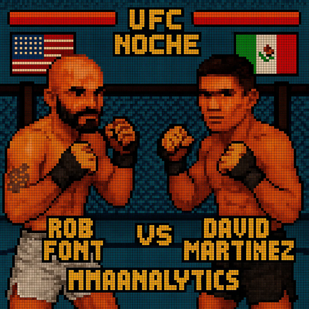 Rob Font vs David Martinez - UFC Noche